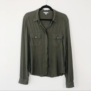 James Perse Viscose Button Up